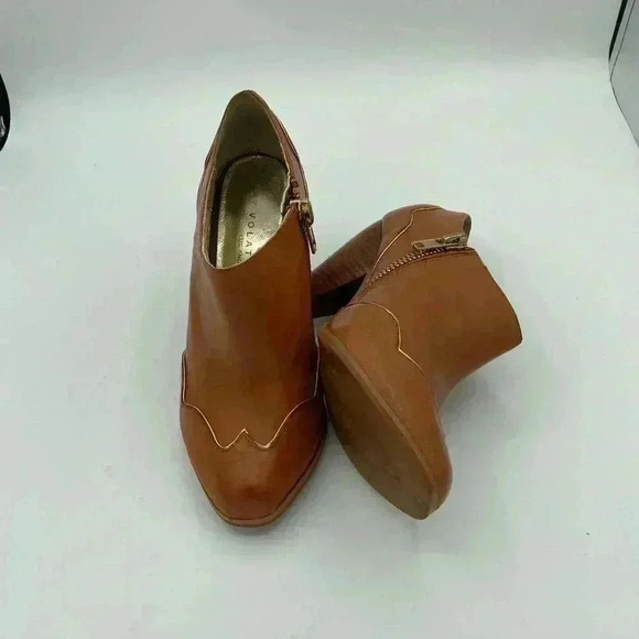 Very Volatile Los Angeles Leather Boots Size 7 - Picture 4 of 4